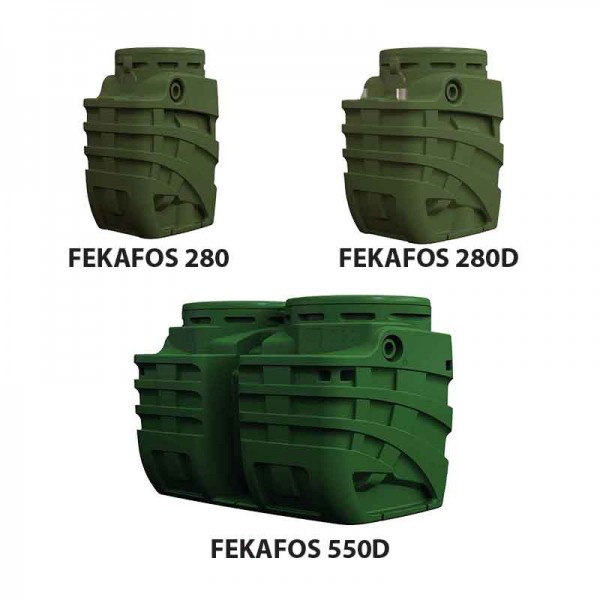 DAB FEKAFOS 280-550 έτοιμα φρεάτια λυμάτων Ακαθάρτων, Λυμάτων